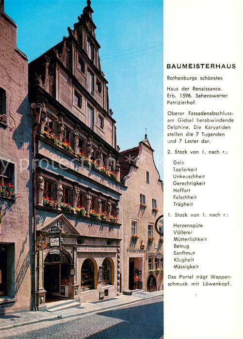 Rothenburg Tauber Baumeisterhaus