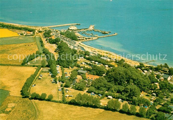 Rudkobing Faergegardens Camping Fliegeraufnahme