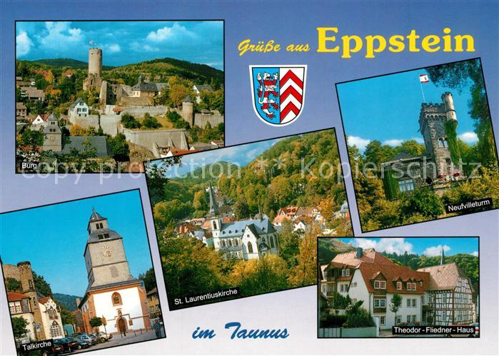 Eppstein Taunus Burg Neufvilleturm Theodor-Fliedner-Haus Talkirche