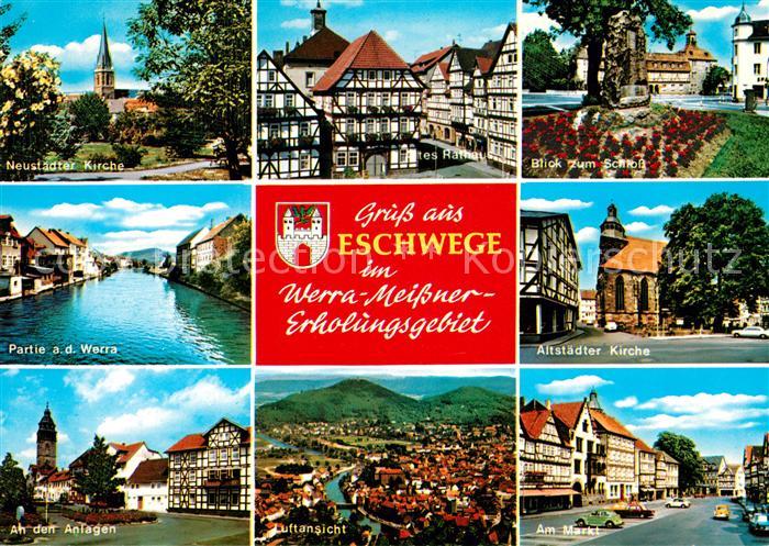 Eschwege Fliegeraufnahme Markt Altes Rathaus