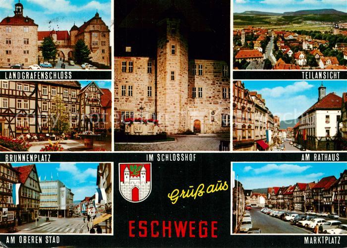 Eschwege Rathaus Landgrafenschloss Brunnenplatz Marktplatz