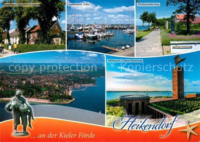 Moeltenort Kuenstlermuseum Hafen U-Boot-Ehrenmal Foerdewanderweg