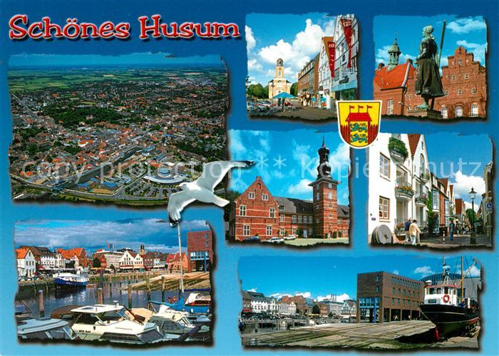 Husum Nordfriesland Fliegeraufnahme Ortsansichten