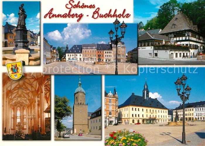Annaberg-Buchholz Erzgebirge Ortsansichten