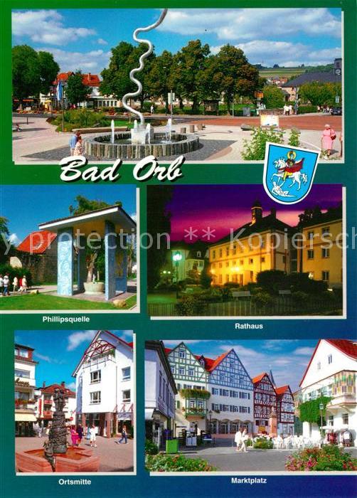 Bad Orb Philipsquelle Rathaus Marktplatz