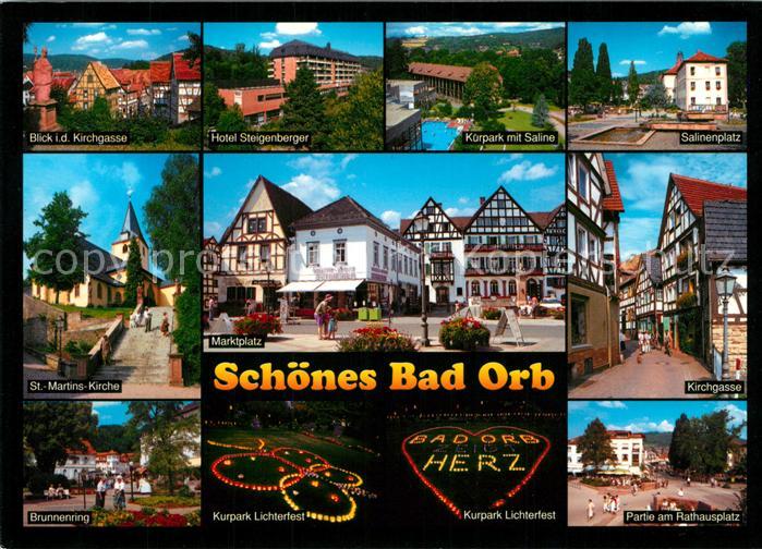 Bad Orb Hotel Steigenberger Saline Kirchgasse Marktplatz Lichterfest