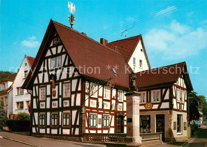 Bad Orb Fachwerkhaus Wendelinusbrunnen