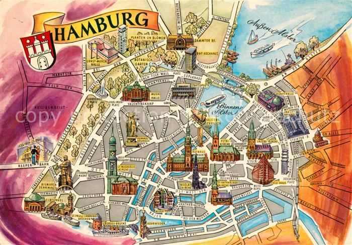 Hamburg Stadtkarte
