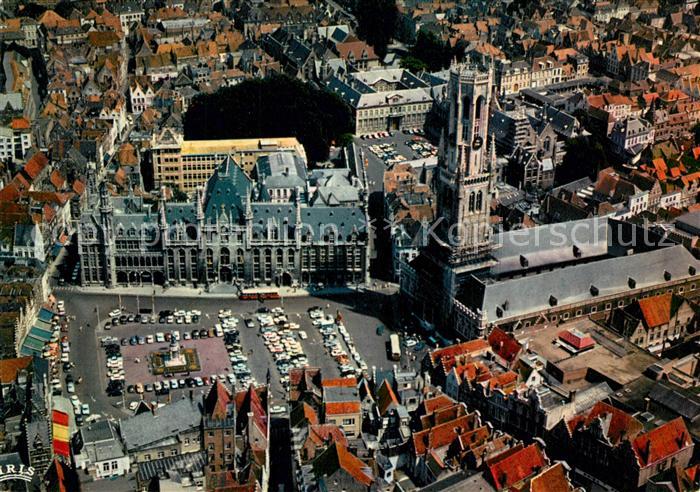 BRUGGE Bruges Belgie Fliegeraufnahme