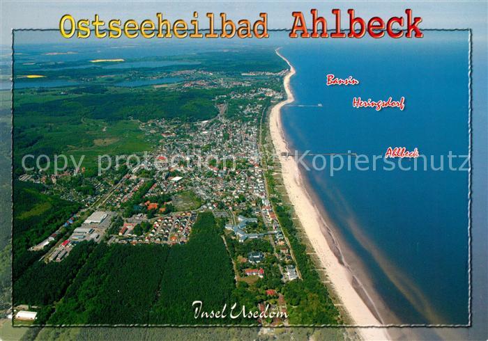 Ahlbeck Ostseebad Insel Usedom Fliegeraufnahme