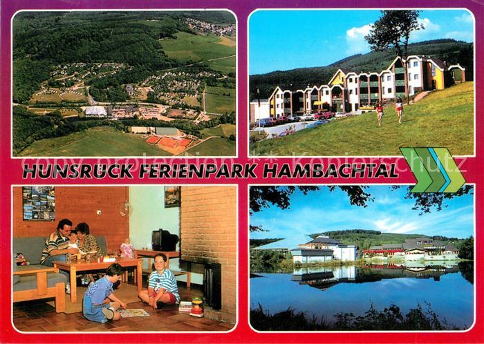 Oberhambach Birkenfeld Hunsrueck Ferienpark Hambachtal Fliegeraufnahme