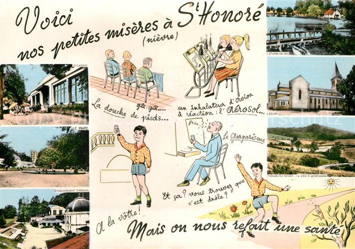 Saint-Honore-les-Bains Esglise Parc Casino