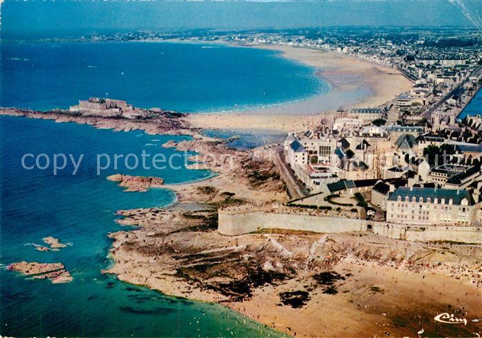 Saint-Malo 35 Fliegeraufnahme Bastion Hollande Plage