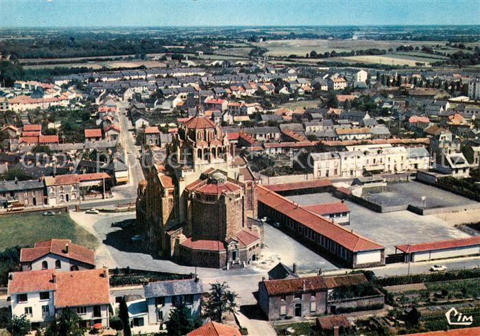 Cholet Fliegeraufnahme Basilique du Sacre-Coeur