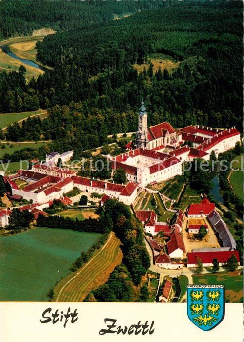 Zwettl-Niederoesterreich Fliegeraufnahme Zisterzienserstift
