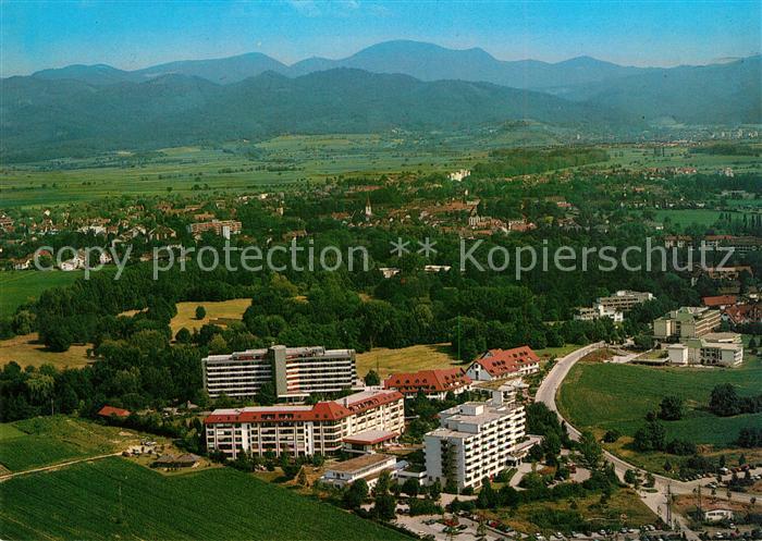 Bad Krozingen Fliegeraufnahme Reha-Kliniken Sinnighofen Lazariterhof Schwarzwald