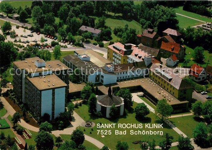 Bad Schoenborn Fliegeraufnahme Sankt Rochus Klinik
