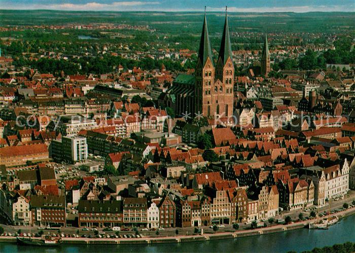 Luebeck Fliegeraufnahme