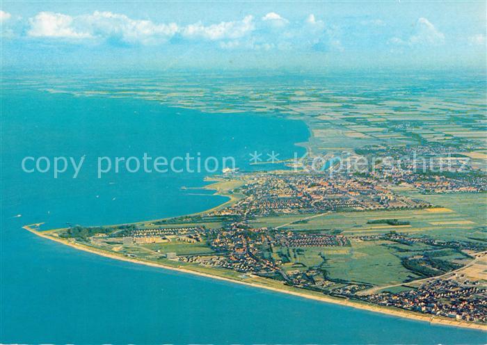 Cuxhaven Doese Nordseebad Fliegeraufnahme Sahlenburg