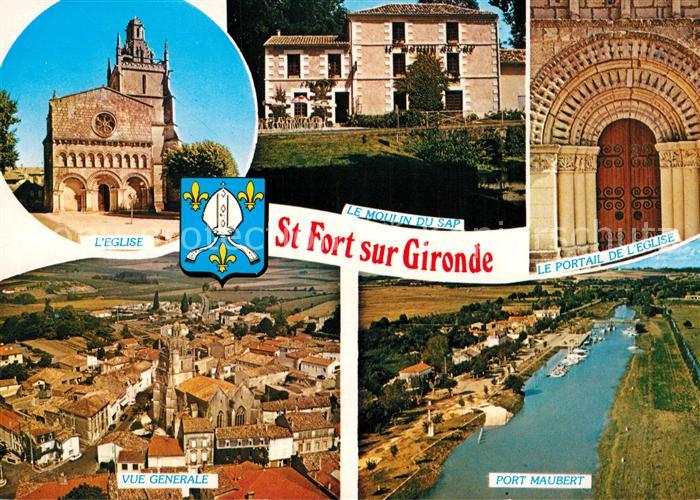 Saint-Fort-sur-Gironde Eglise Port Maubert