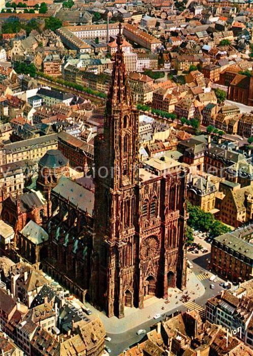 Strasbourg Alsace Fliegeraufnahme Cathedrale