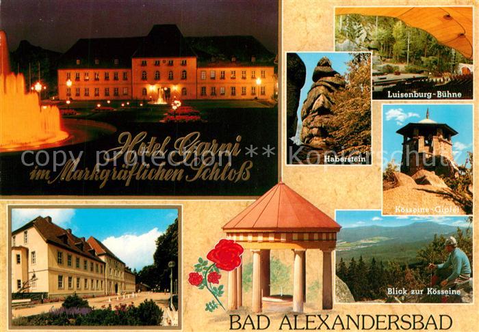 Bad Alexandersbad Hotel Garni Markgraeflichen Schloss