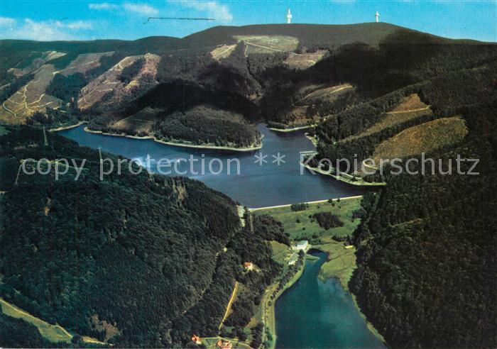 Bad Lauterberg Fliegeraufnahme Odertalsperre