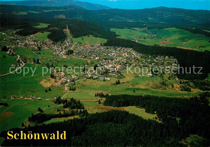 Schoenwald Schwarzwald Fliegeraufnahme