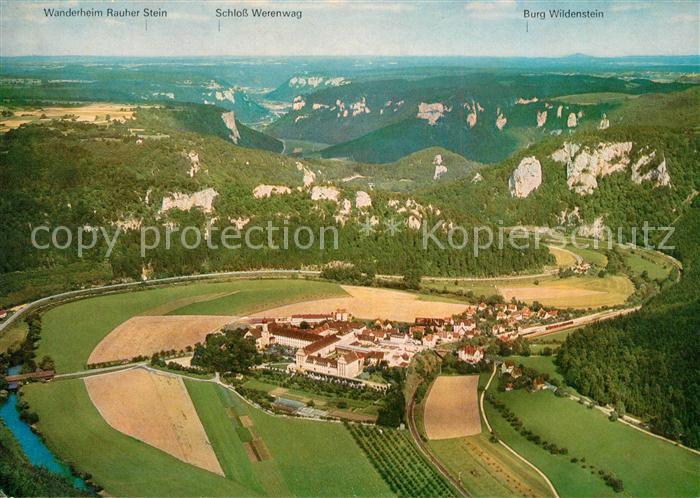 Beuron Donautal Fliegeraufnahme Erzabtei