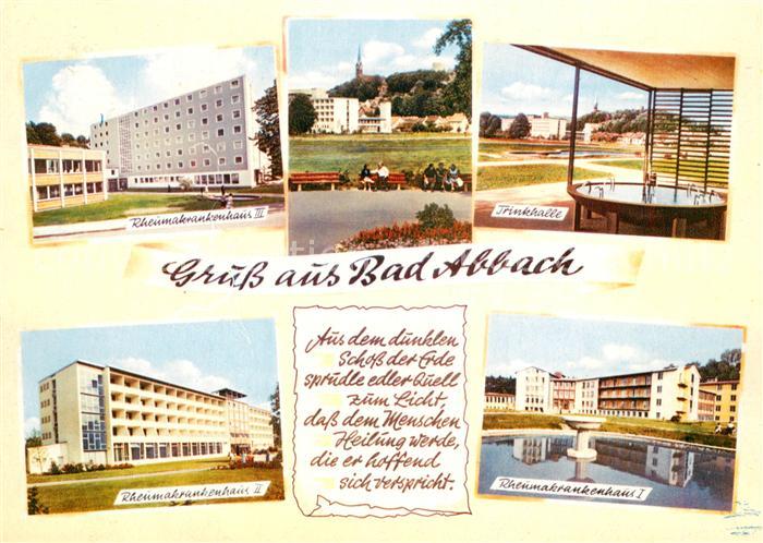 Bad Abbach Rheumakrankenhaus Trinkhalle