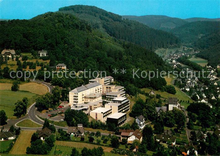 Bad Laasphe Fliegeraufnahme Schlossberg-Klinik