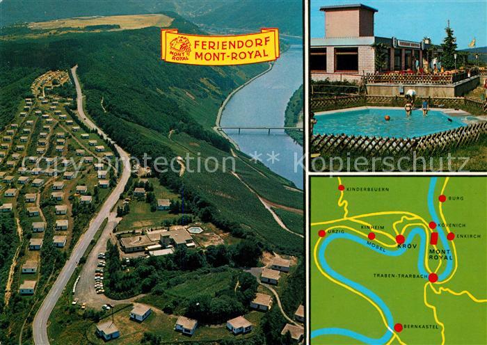 Kroev Mosel Fliegeraufnahme Feriendorf Mont-Royal