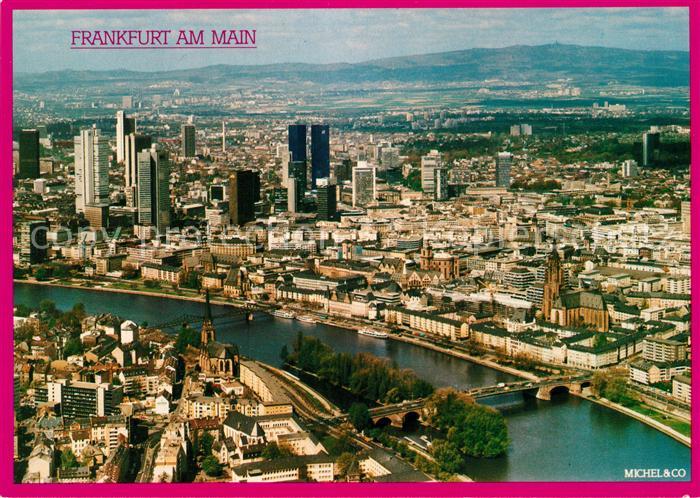 Frankfurt Main Fliegeraufnahme