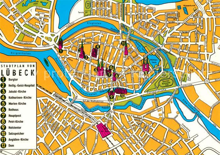 Luebeck Stadtkarte