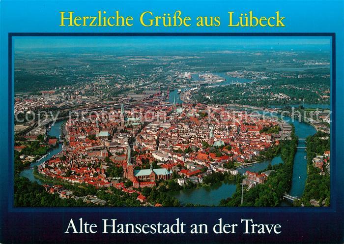 Luebeck Fliegeraufnahme