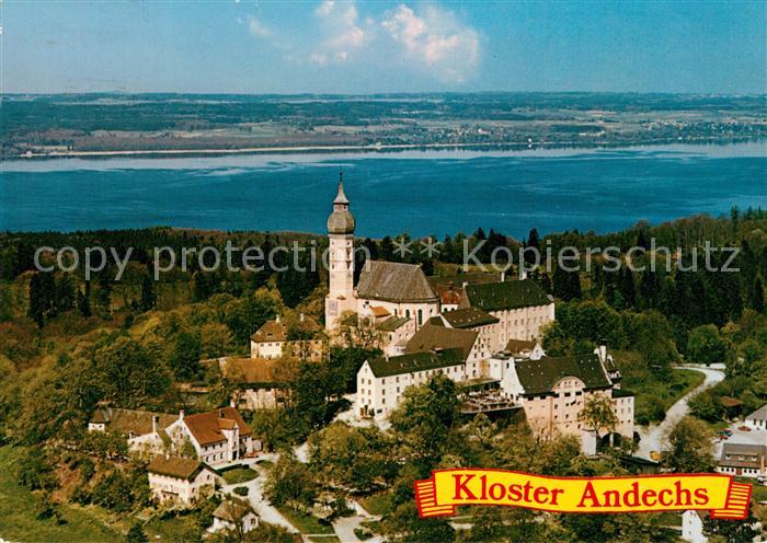 Kloster Andechs Fliegeraufnahme Ammersee