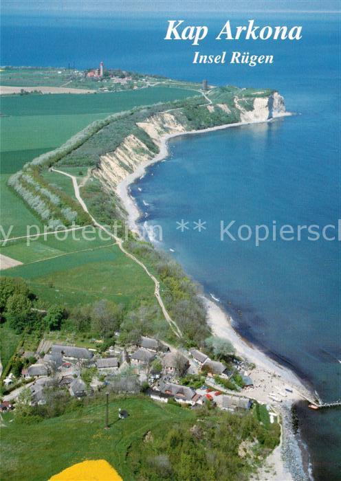 Kap Arkona Fliegeraufnahme Fischerdorf Vitt