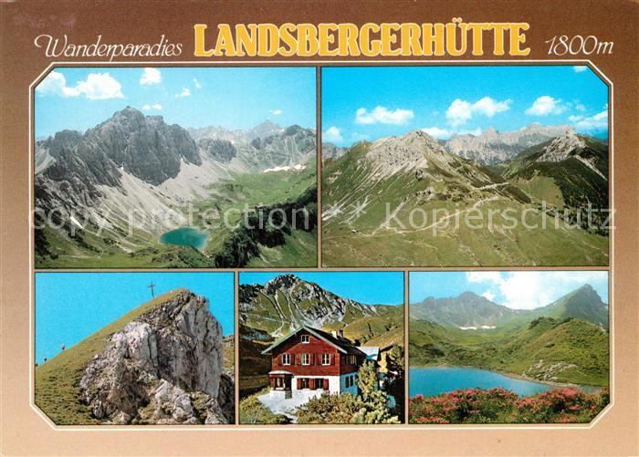 Landsbergerhuette Lachenspitze Hochvogel Gappenfeld Sulzspitze Roteflueh