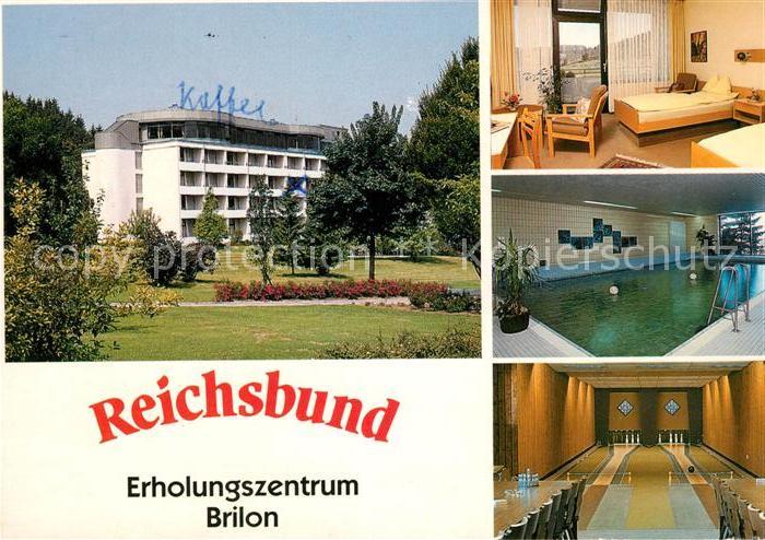 Brilon Reichsbund Schwimmbad Kegelbahn