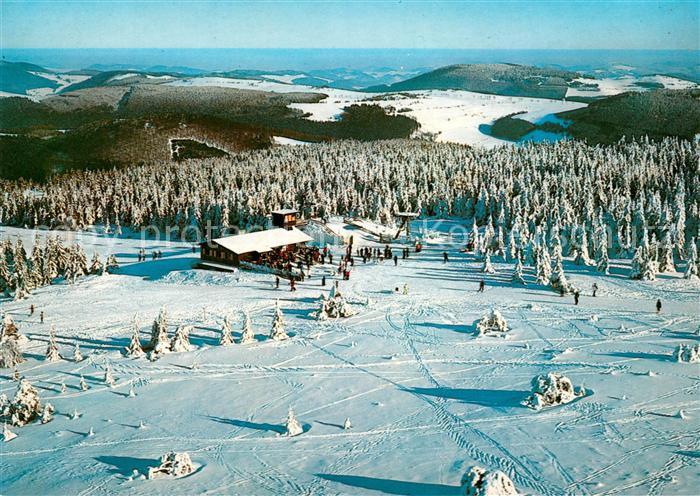 Willingen Sauerland Fliegeraufnahme Skigebiet Ettelsberg Beggaststaette