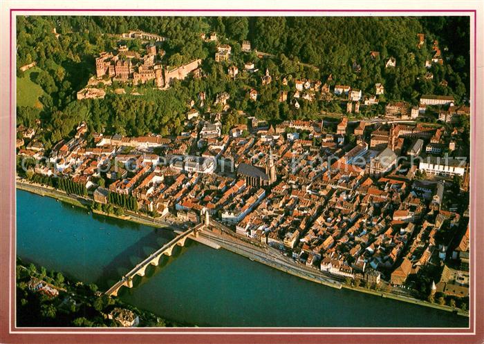 Heidelberg Neckar Fliegeraufnahme