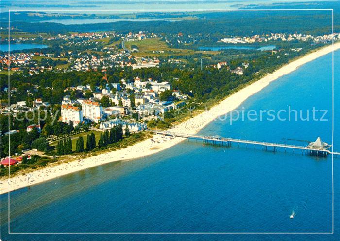 Heringsdorf Ostseebad Usedom Fliegeraufnahme Seebruecke