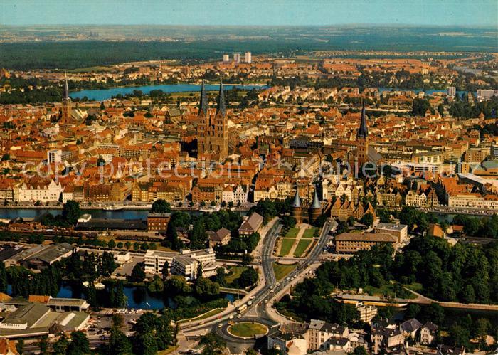 Luebeck Fliegeraufnahme