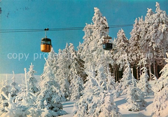 Braunlage Winterlandschaft Wurmbergseilbahn
