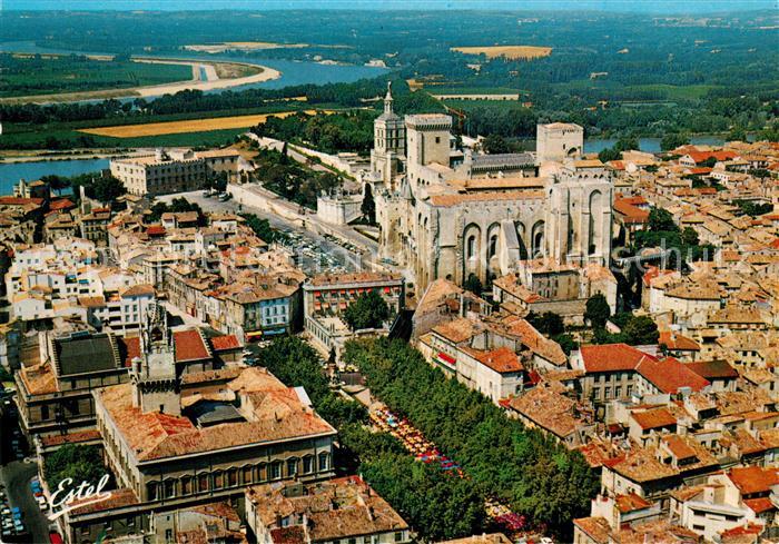 Avignon Vaucluse Stadtansicht Cathedrale
