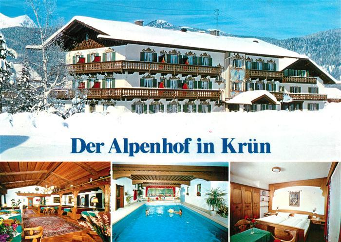 Kruen Alpenhof Winter Hallenbad