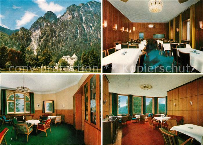 Hohenwart Paar Landheim Gruenstein Speisesaal Lesezimmer Gesellschaftszimmer