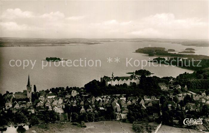 Ploen See Kirche Schloss Naturpark Seenlandschaft Holsteinische Schweiz Fliegera