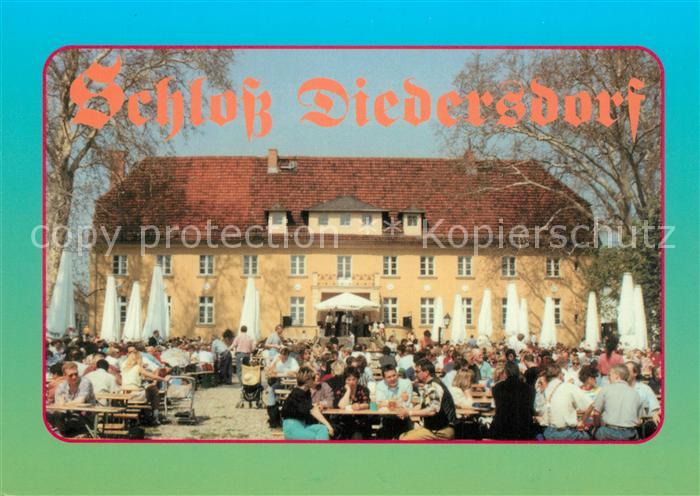 Diedersdorf Zossen Schloss Gartenrestaurant