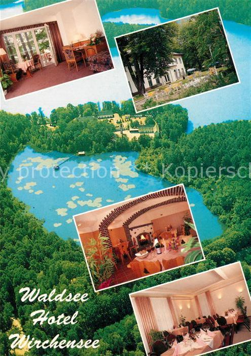 Treppeln Waldsee Hotel Wirchensee Fliegeraufnahme Restaurant